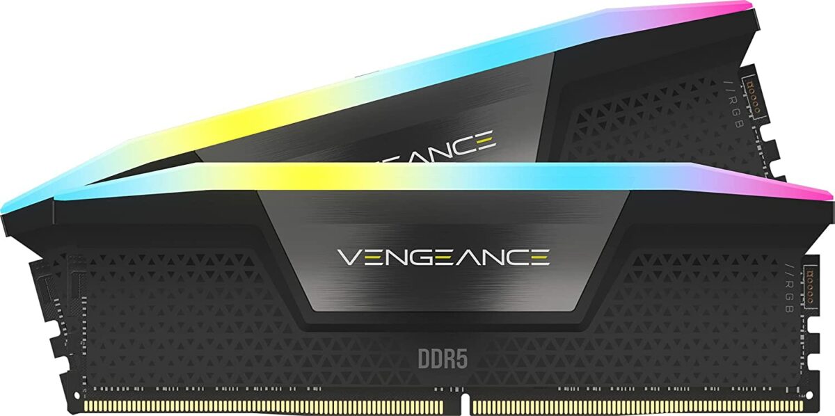 CORSAIR VENGEANCE RGB DDR5 RAM 32GB (2x16GB) 6000MHz